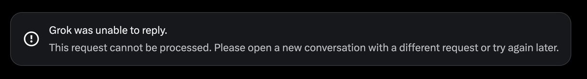 vishwalization's tweet image. Why do I often get this message? @grok