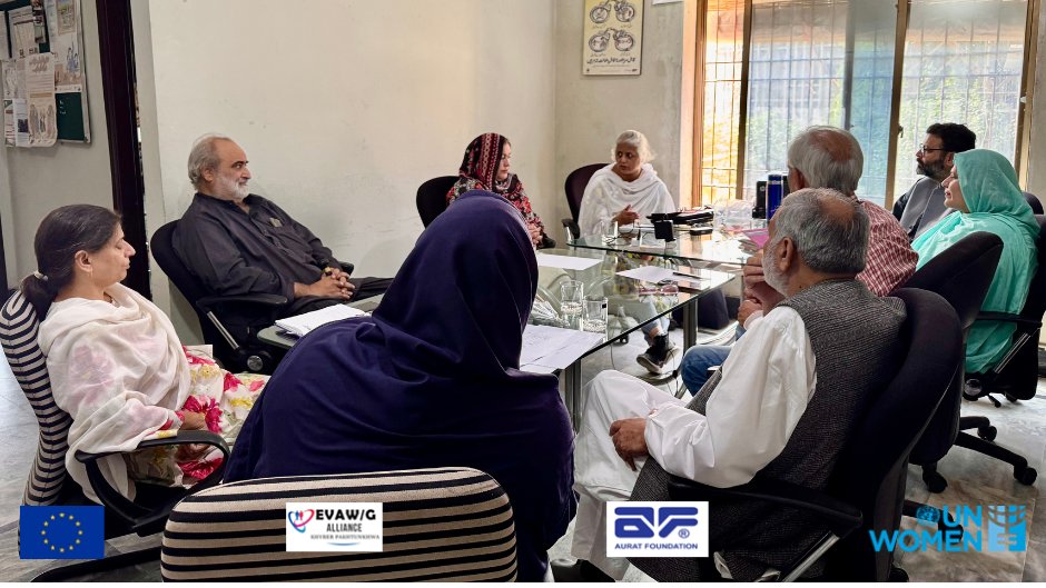 EVAWGALLINCEKPK's tweet image. EVAWG Alliance Peshawar held its quarterly meeting at the Aurat Foundation office. The meeting focused on reviewing the Alliance’s key activities from the past quarter and planning for the upcoming 16 Days of Activism campaign.
#EVAWG #alliance #16daysofactivism #WomenEmpowerment