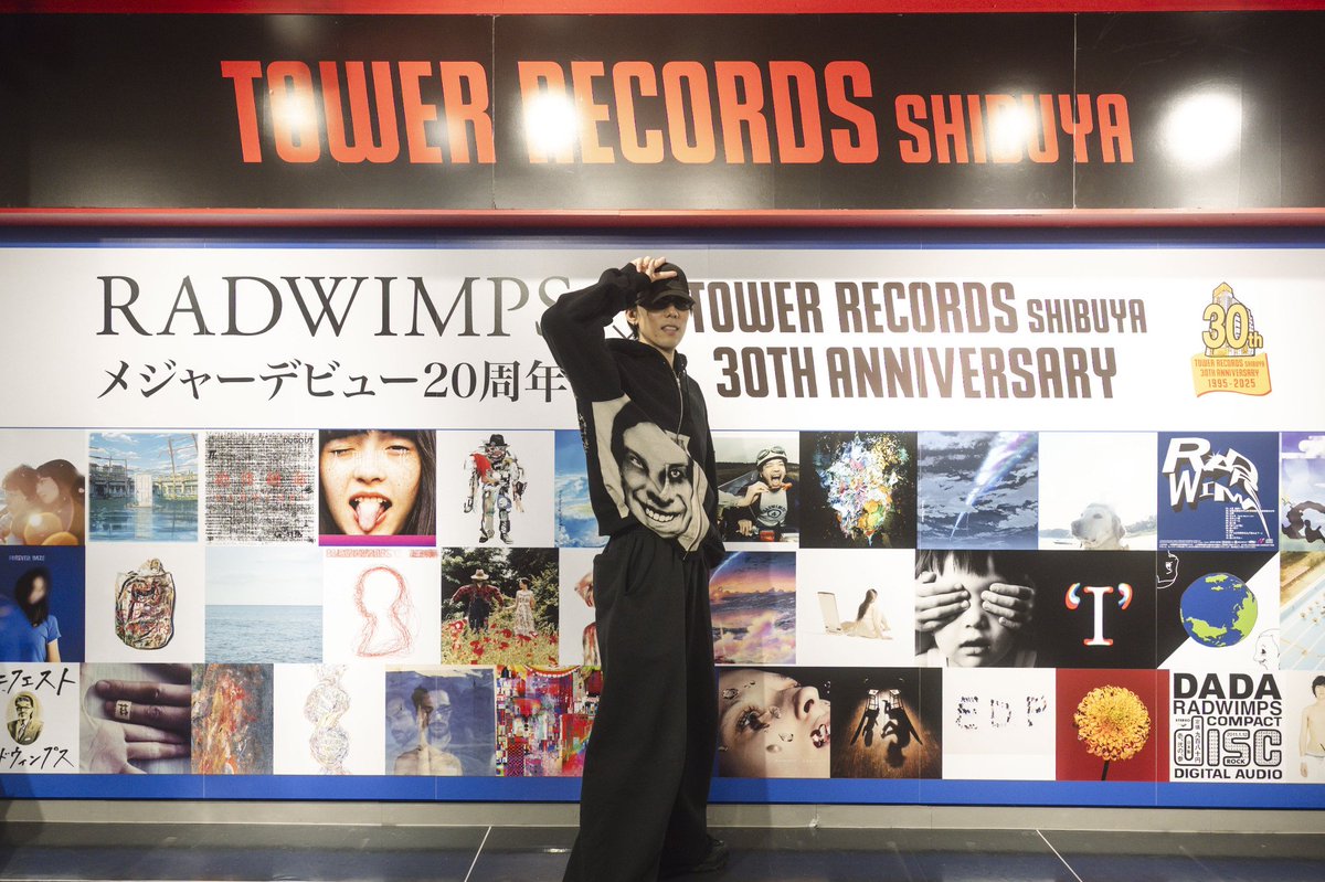 タワ渋訪店】 先日渋谷店へご来店いただいた #RADWIMPS #野田洋次郎