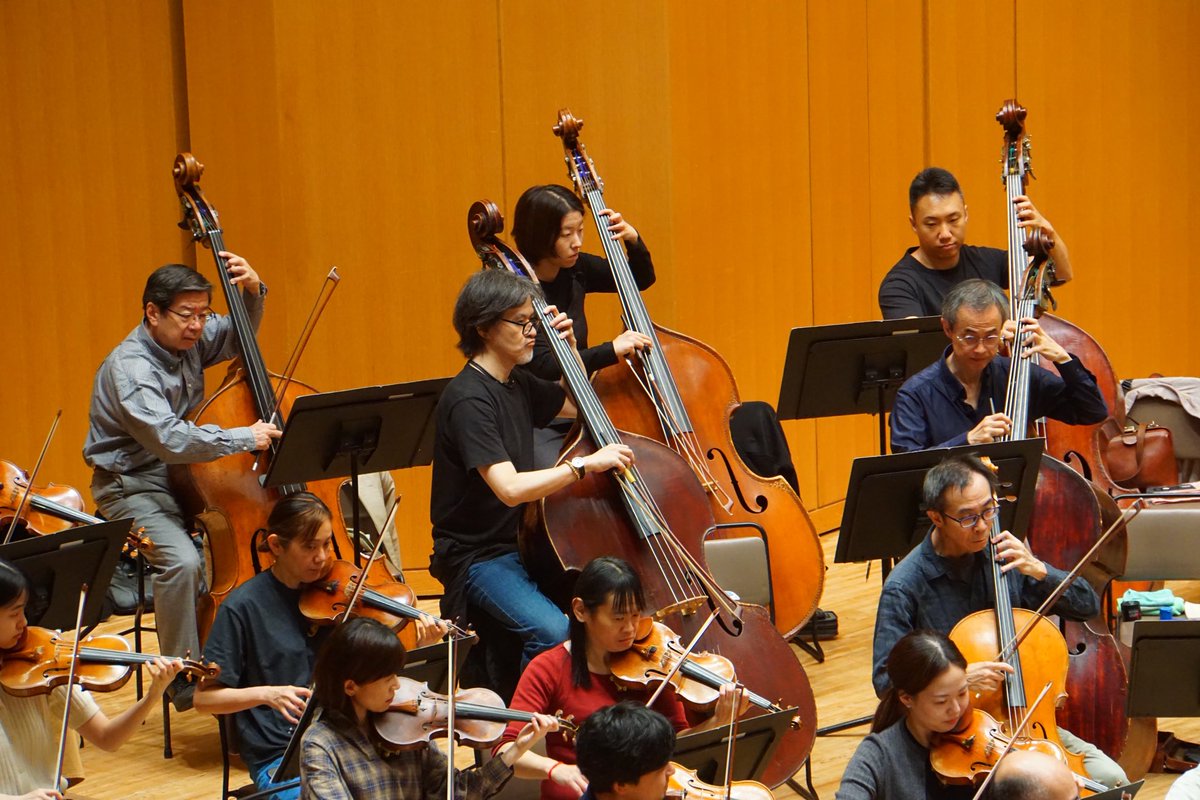 TokyoCityPhil's tweet photo. 10/18(土)第382回定期演奏会のリハーサルが本日から始まりました🎻

まずは 交響曲第6番「田園」から🎼

#鈴木秀美 マエストロの指揮で、#ベートーヴェン が思い描いた自然への喜びが音になって創られていきます✨

#TCPO https://t.co/LBoV85KxU9