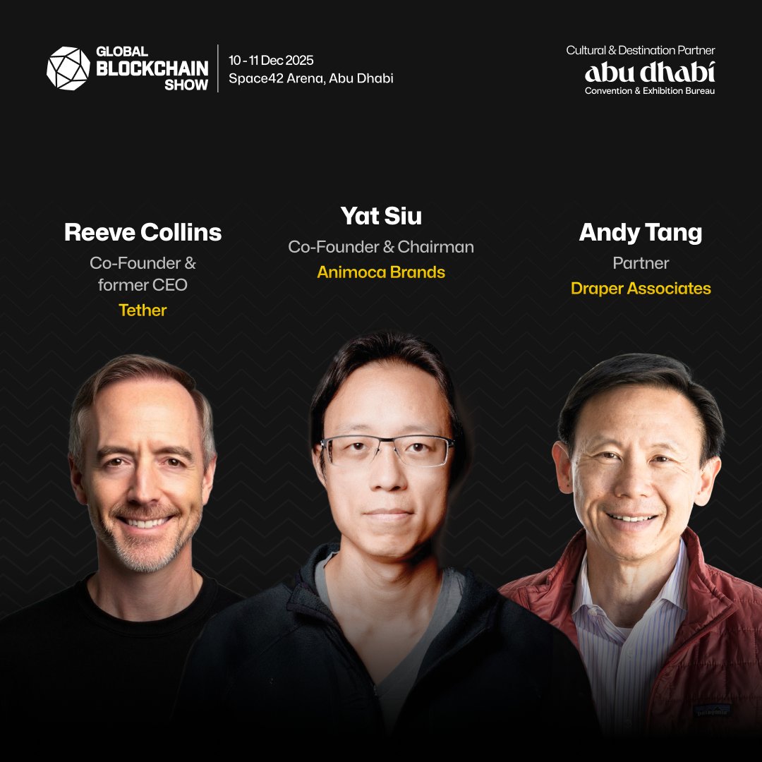 🌐 The decentralized future starts here. Join #Web3 leaders, innovators &  investors at Global Blockchain Show Abu Dhabi 2025. 📅 Dec 9–10 | 📍  Space42 Arena 🎟️ Early bird passes → https://t.co/KLfMixFSIa #Blockchain # Crypto #GBC2025