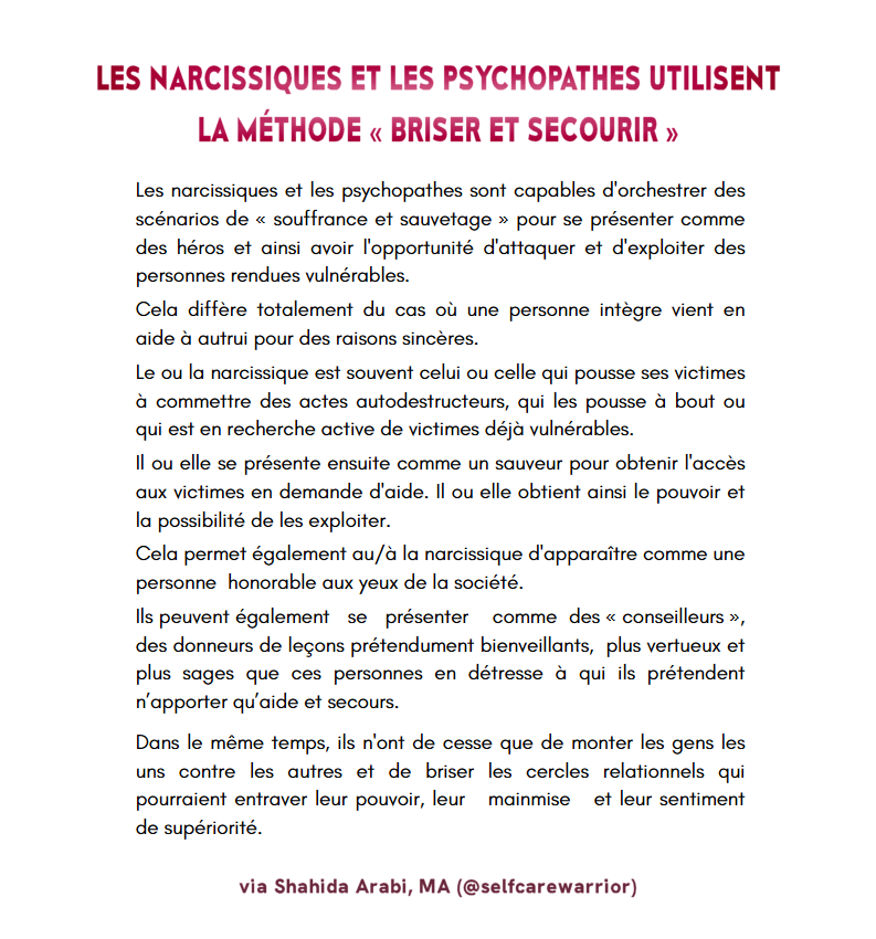 hiatusse's tweet photo. Nota Bene
#Narcissisme #Narcissique #Maltraitances #Abus #Manipulations #Intimidations #Tyrannie #ViolencePsychologique #ToxicPeople #NarcissisticPersonalityDisorder https://t.co/f8tIHBzyXW