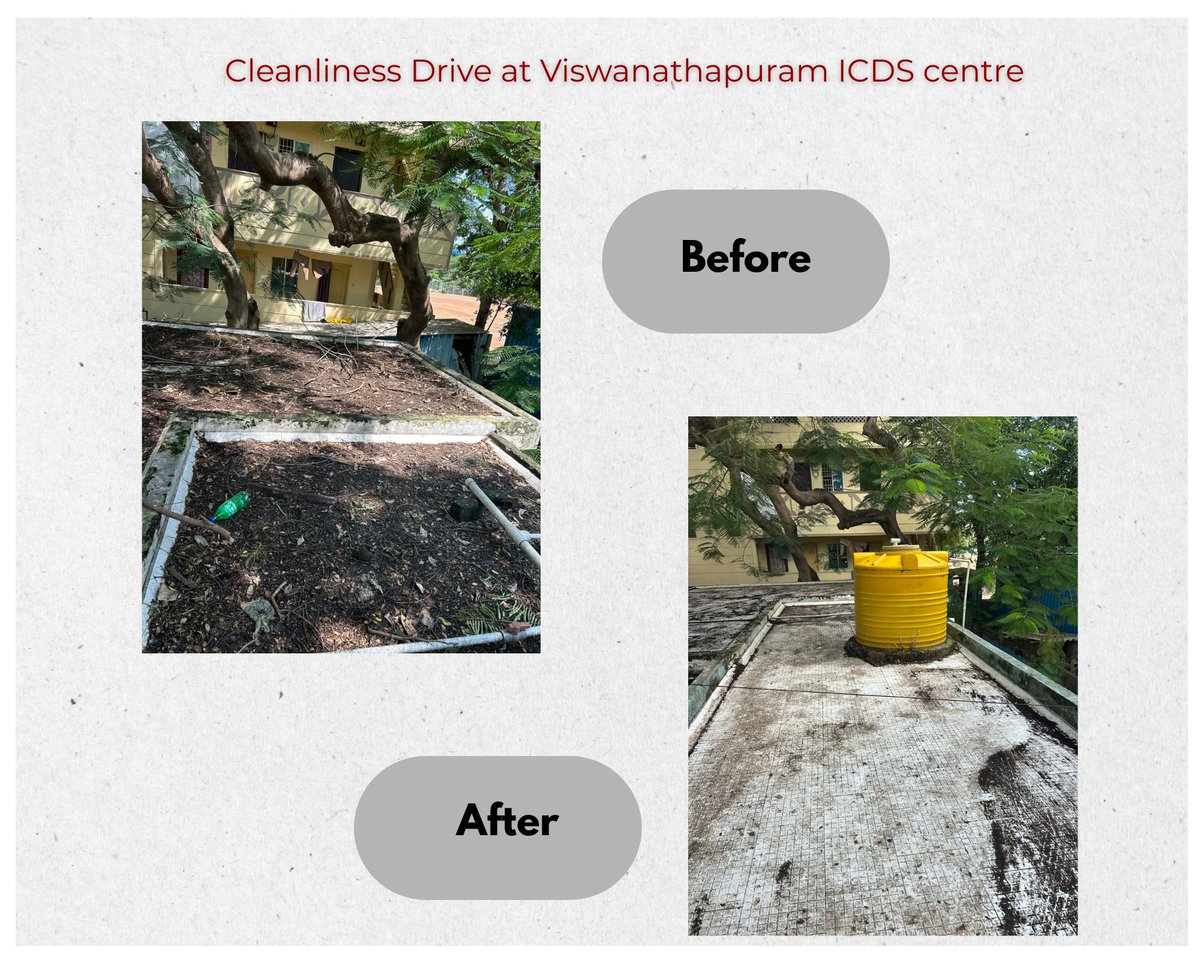 On 15-10-2025, A Cleanliness Drive at Cleanliness Drive at Viswanathapuram ICDS centre was done by Sanitation Staff in observance of SHS 2025.
<a href="/RakshaSampada/">DGDE</a>

<a href="/pddesc/">pddesc</a>

#SHS2025 #SwachhataHiSeva2025 #SwachhBharatt #swachhbharatmission #Swachhotsav