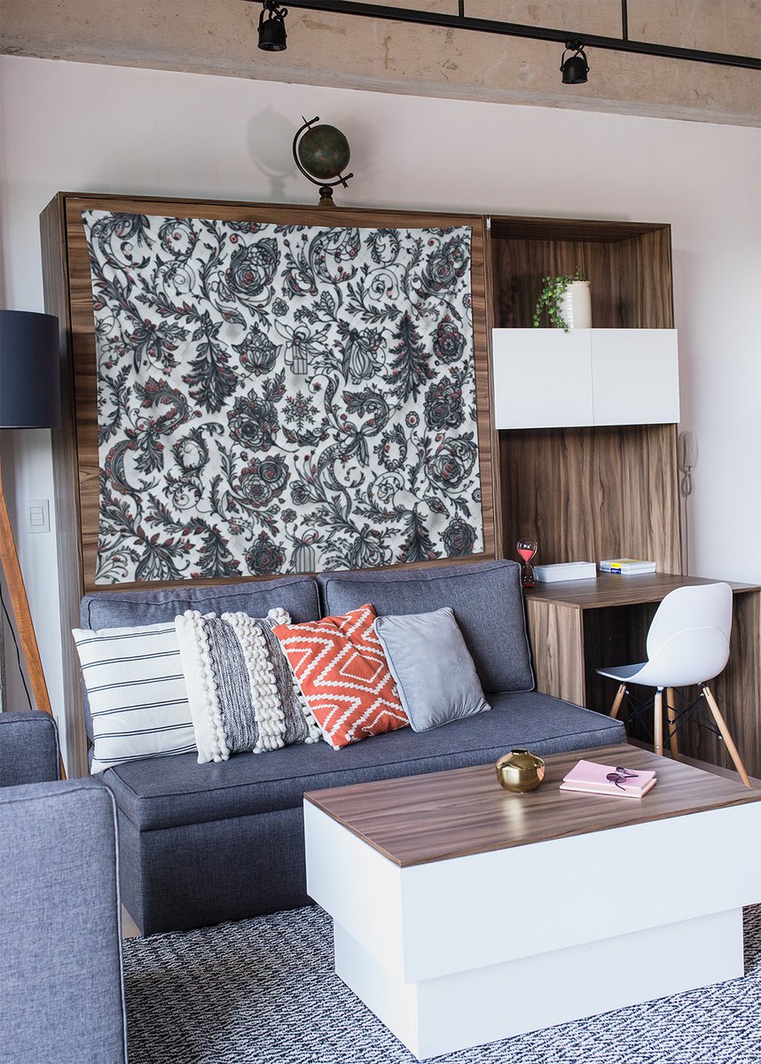 Add festive vibes to your space with this Elegant #Christmas #Floral #WallTapestry. 
Featuring detailed black and red botanical ornaments, ribbons, and florals, this tapestry captures the spirit of #Christmas with an artistic twist. 
Available at : redbubble.com/i/tapestry/Ele…