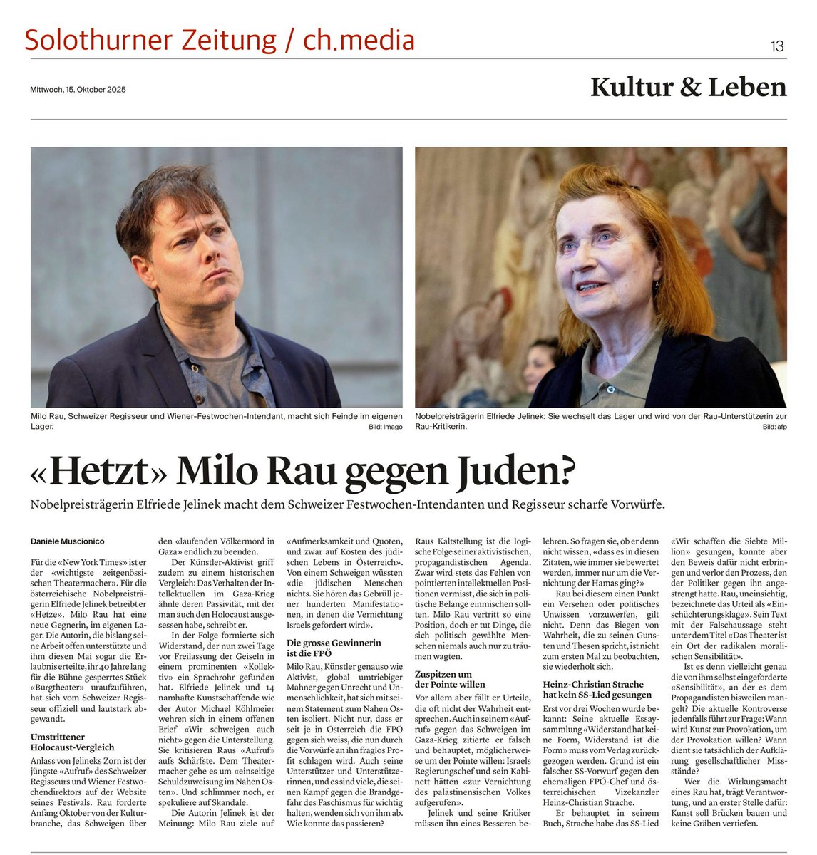 felix_epper's tweet photo. Milo Rau müsste doch lernfähig sein. Oder schützt Intelligenz heutzutage vor gar nichts mehr? https://t.co/I8XxOPznUf