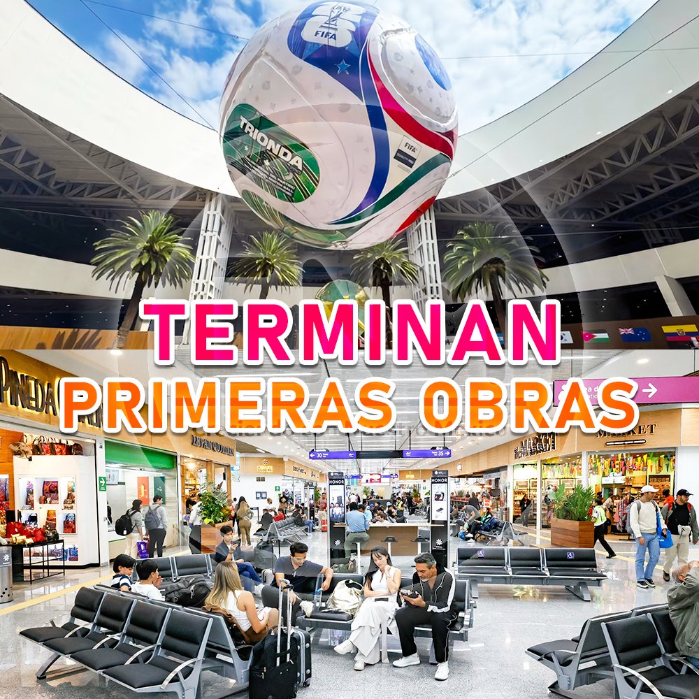 Ver video: youtu.be/VaTugbte0Bs
🔥¡Entérate!🔥
⭐ Al 15% la modernización del Aeropuerto Internacional de la Ciudad de México para la FIFA 2026.