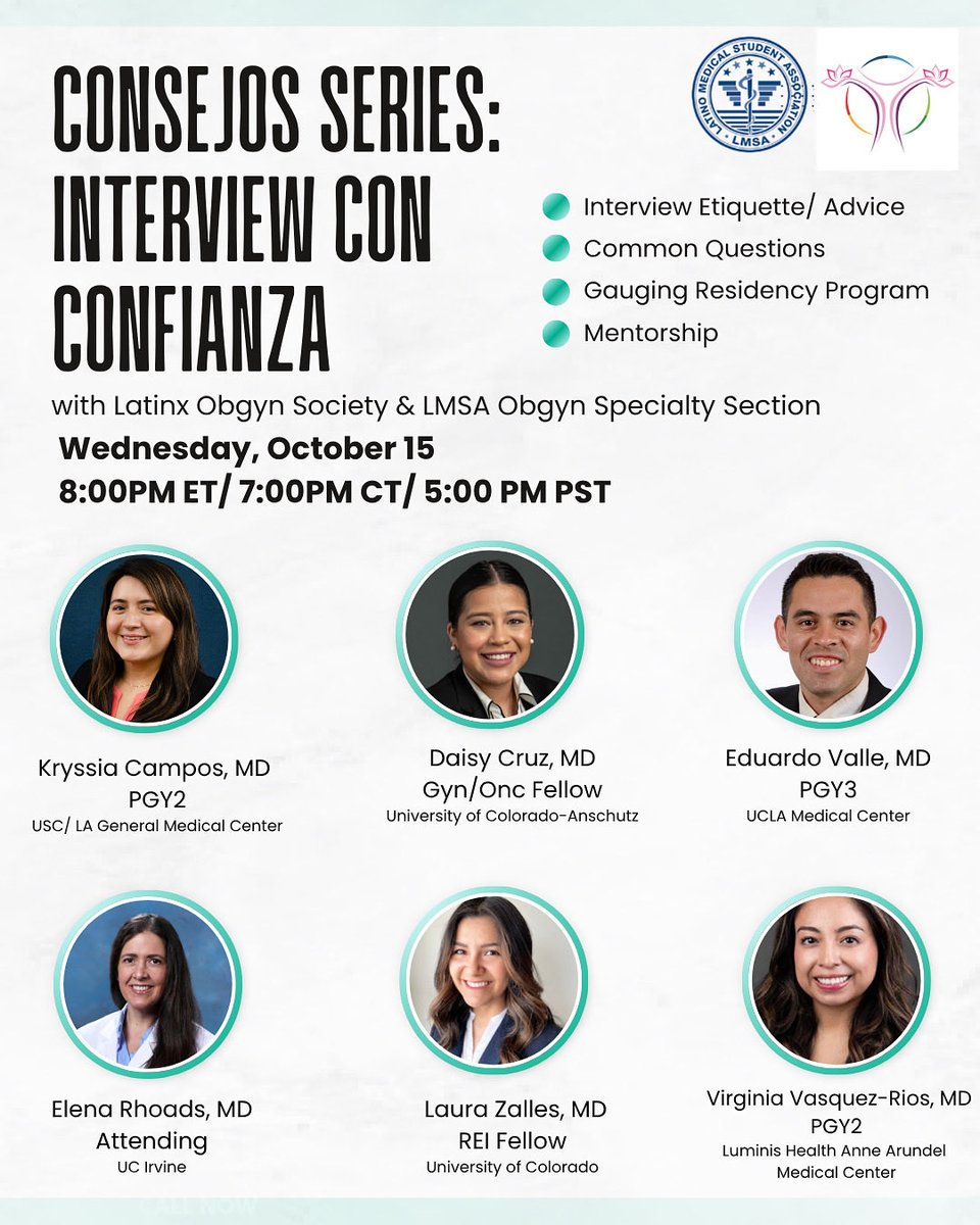 Tomorrow!! Please register using link in bio. INTERVIEW CON CONIFIANZA!