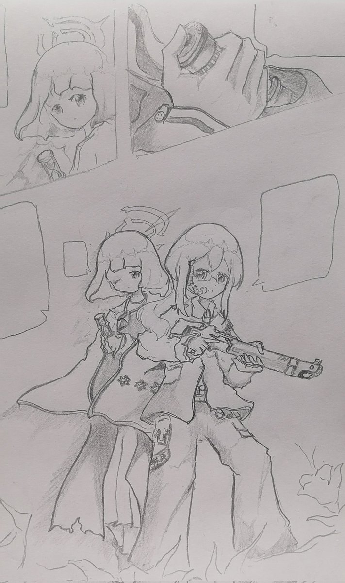 DuYu1024's tweet photo. #漫画 
#オリジナル 
#架空 
自分が書いた小説のために漫画のような挿絵を描いた https://t.co/ANClnoW1JR