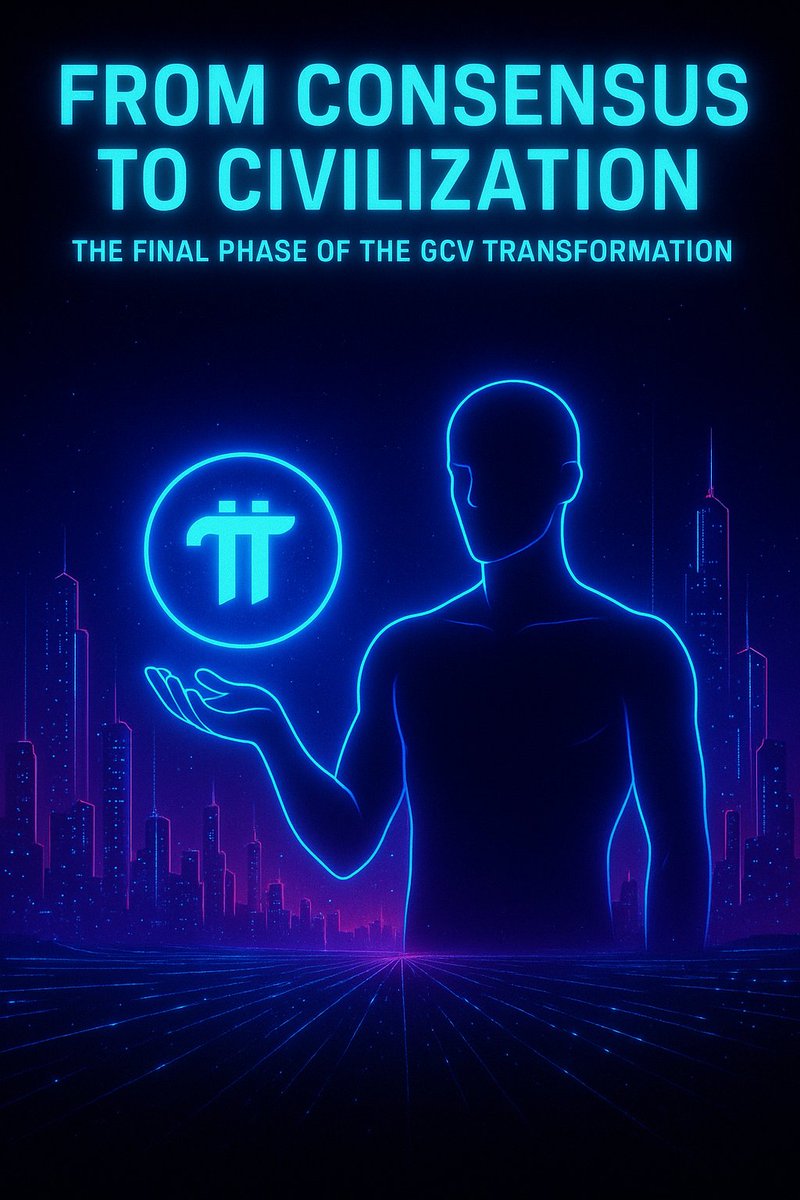 🪶🪶🪶PI GCV NEWS: Article #6/12: “From Consensus to Civilization – The Final Phase of the GCV Transformation”

Every transformation in human history has begun with a shared belief — a consensus strong enough to reshape societies, rewrite economies, and redefine what it means to