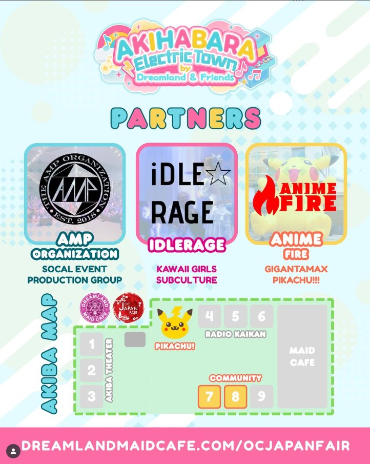 LAIdolMatsuri's tweet photo. Have you met our besties? Visit @iDLE_RAGE and @The_AMP_Org in the community section and marvel at GIANT PIKACHU! Get involved and support your local organizations π₯° They have events happening in your area, so make sure to check them out on social media!
#ocjapanfair https://t.co/WK0QZDCQDa