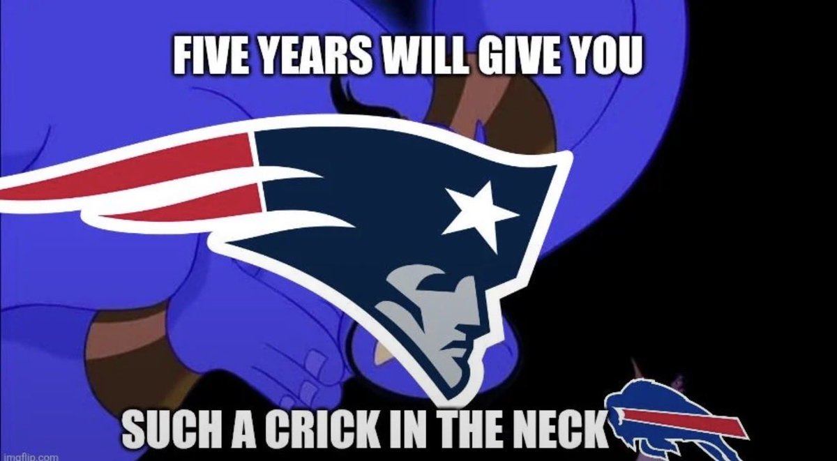 It’s been brutal, having to suffer through 5 years of rebuilding.
As much as I enjoy shitting on the Bills, Jete, and Phins fans, I wouldn’t wish that on them.