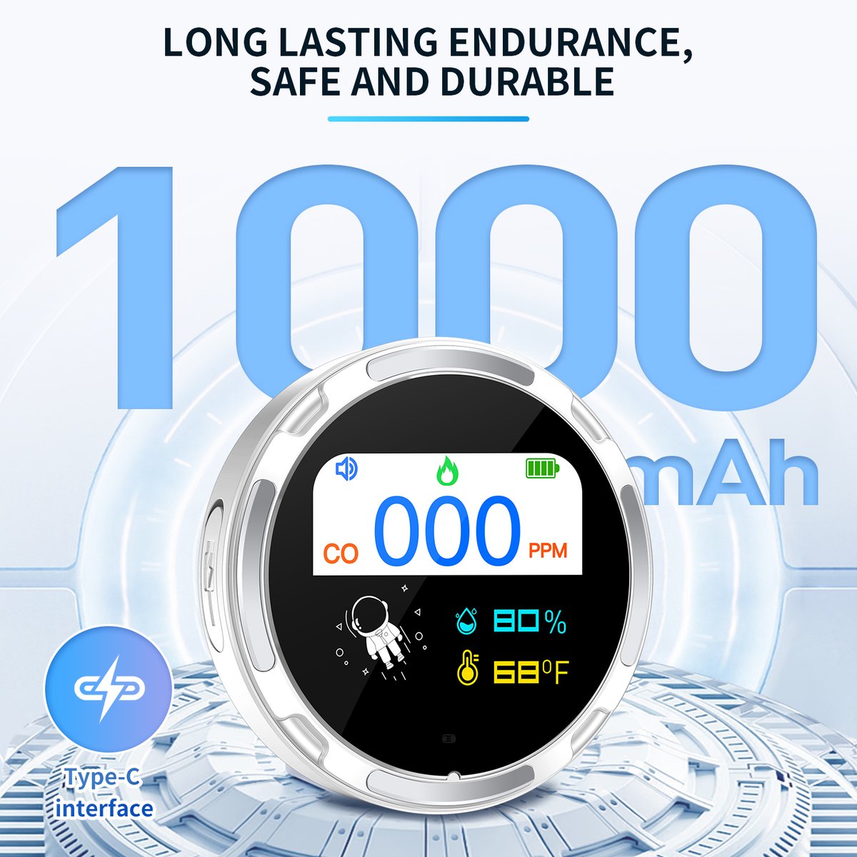 Virtue_Sensor's tweet image. 🔍 Monitors CO, temperature, and humidity with precision using Electrochemical Sensors and a combined environmental sensor.
📱 HD Color Screen 
🔊 Sound and Light Alarms
🔋 Type-C Charging
keeps you safe on the move!
 #CampingSafety #OutdoorAdventure #TravelGear #PortableDevice