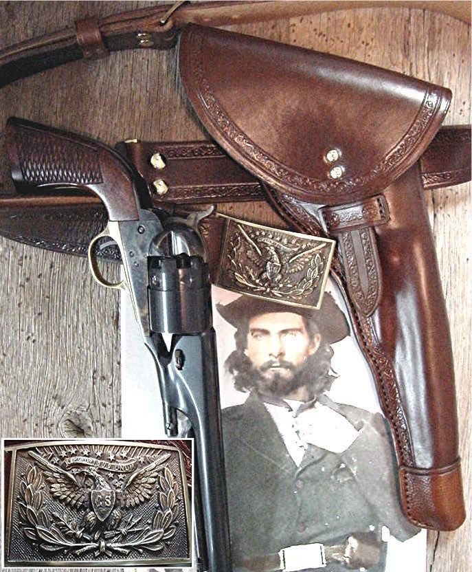 Armed with his revolvers;
A demon not a man.