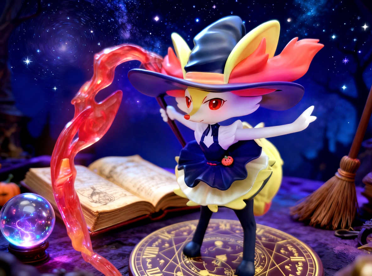 PGoods42105's tweet photo. 🎃Trick or Treat? I choose "Fox's Blessing"！！！
🔗https://t.co/8d8W1iSOCI
   
#Braixen #MagicFox #BraixenFigure #Pokemon #Halloween #PokemonGO #NintendoSwitch #PokemonFigure #FigureCollection #ToyGram https://t.co/qvTxWuCu7W
