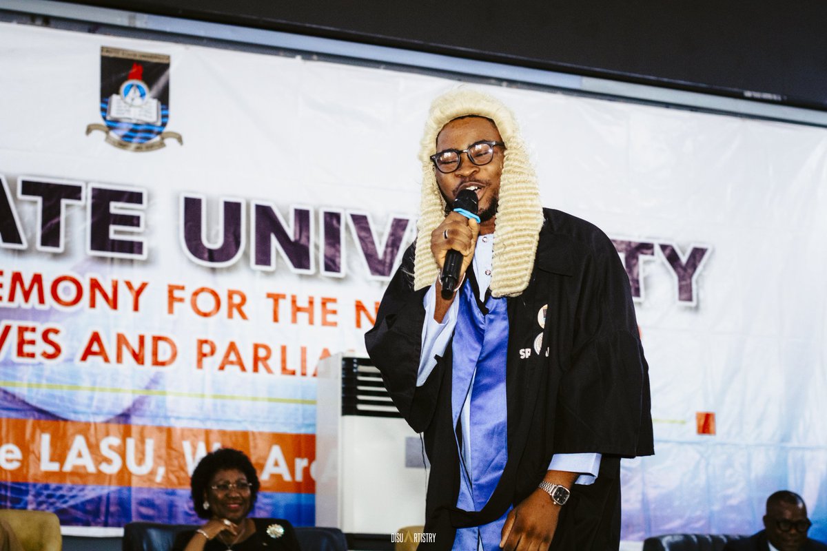 ako_thegreat's tweet photo. 13β’10β’2025
A dream fulfilled I officially assumed office as Speaker of the 36th LASUSU Studentsβ Parliamentary Council.
Grateful for the trust to lead 110 Honourable Members representing 50,000+ LASUITES.
This is service, not status.
#LASU #LASUSU #LASUSPC https://t.co/kQhsMQuBFz