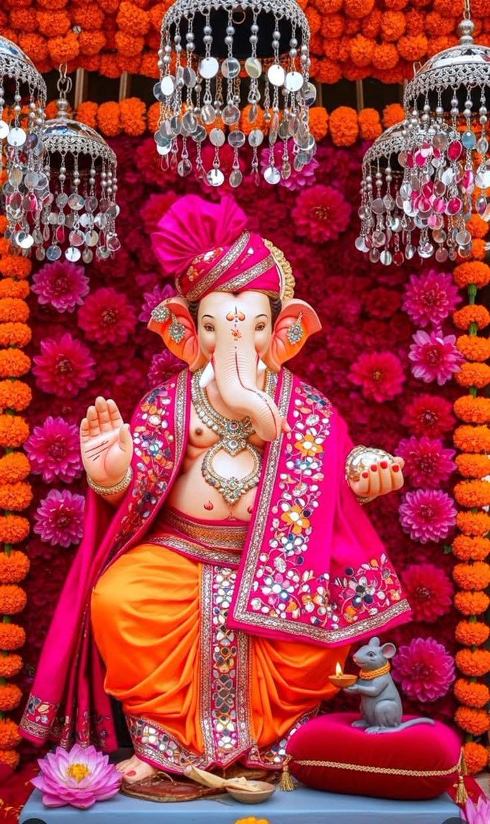 ऊँ गणेशाय नमः 🚩
गणपति बप्पा मोरिया 🚩🚩
गणेश भगवान सभी पर कृपा बनाए रखें 🙏🙏🙏