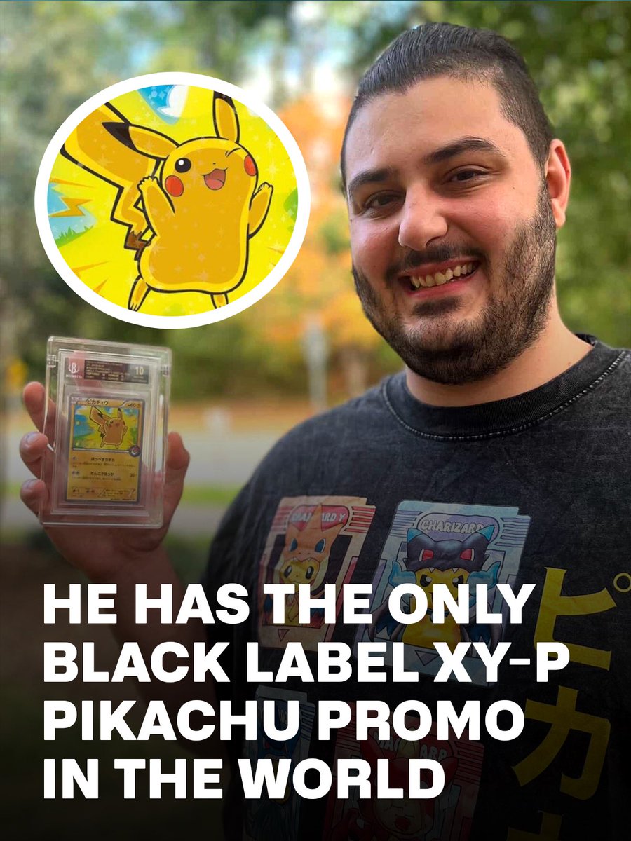 beckettcollect's tweet image. Released in 2016, the XY‑P Promo #206 Pikachu came exclusively in the Mega Charizard X/Y Special Box in Japan, alongside other sought-after XY-era promo cards like the poncho-wearing Pikachus. Today’s copy is the only #BGSBlackLabel in existence.