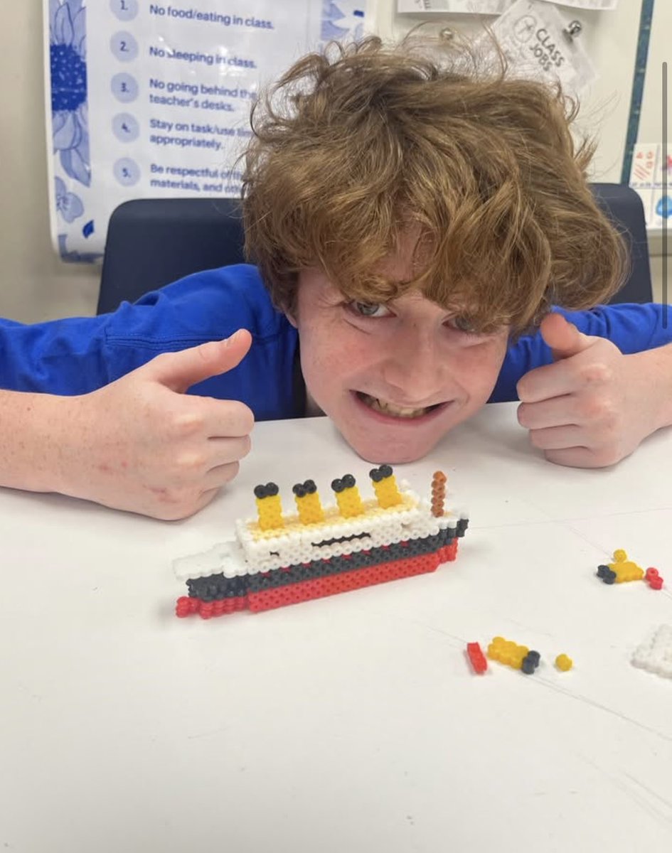 MapleCrestSTEM's tweet image. For Ms. Nicoson’s rotation, students dove into the evolution of video game graphics &amp;amp; explored the history &amp;amp; impact of pixel art in both games &amp;amp; movies. To bring it to life, students made Perler Bead art since the beads mimic the look of pixels. Tech, art, &amp;amp; a bit of nostalgia!