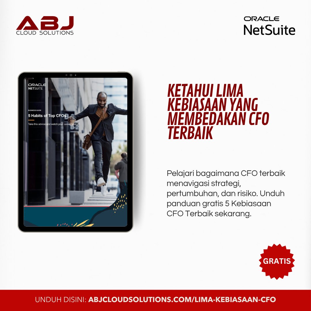 AbjCloudS's tweet image. Kuasai seni kepemimpinan keuangan. Unduh 5 Kebiasaan CFO Terbaik dan tingkatkan strategi Anda.

Unduh di sini: abjcloudsolutions.com/lima-kebiasaan…

#finance #cfo #panduan #unduh #ebook #netsuite #erp