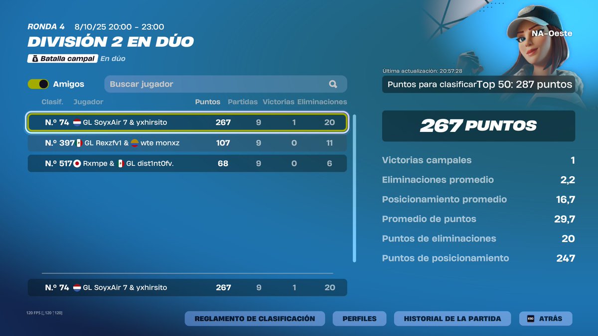 Lfd div 2 west o central
Pc 240
igl
Alguien bueno y pasamos facill