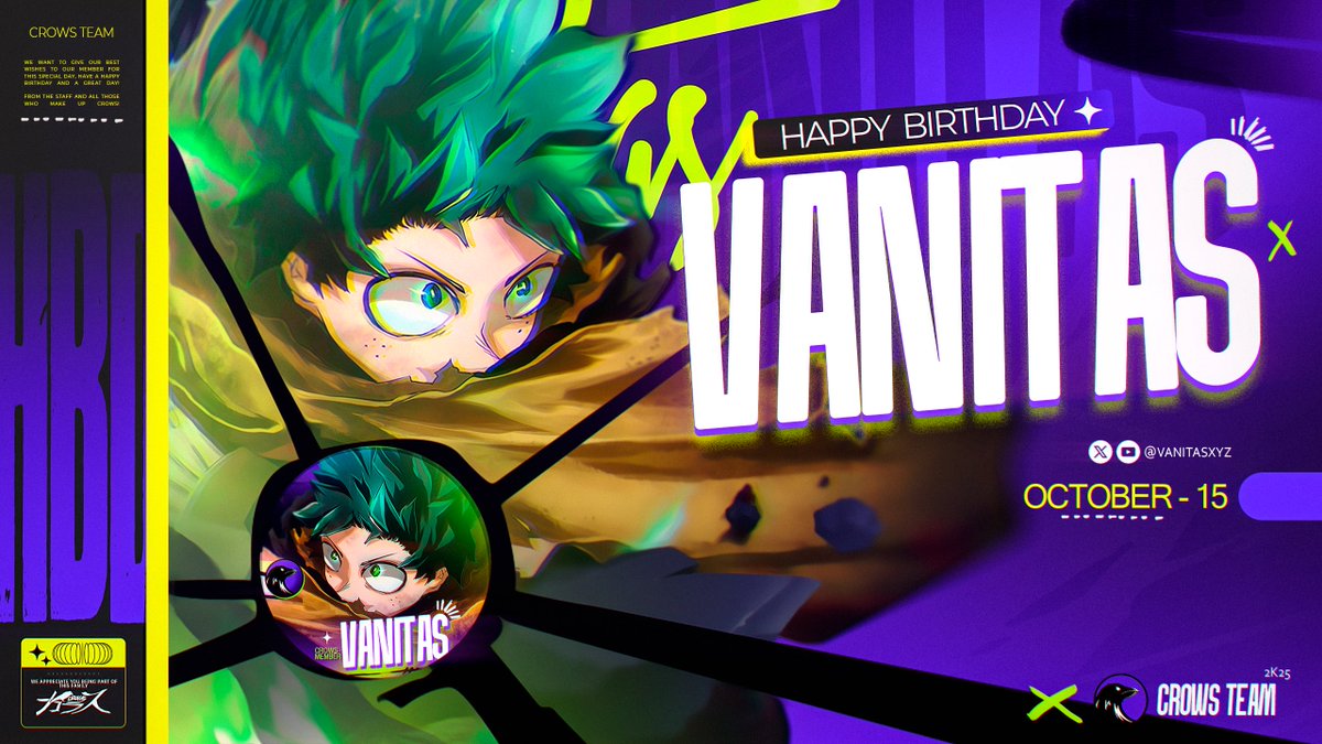 WISHING <a href="/VanitasXYZ/">Vanitas</a> A VERY HAPPY BIRTHDAY!! 🥰
youtube.com/@VanitasX