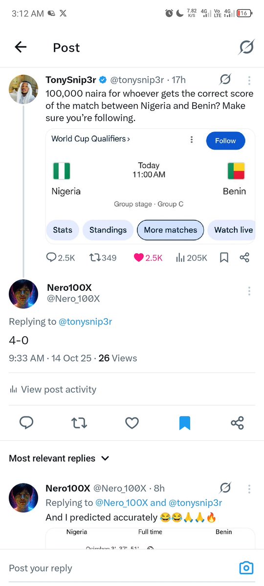 Nero_100X's tweet image. I got it correctly and the first person.
Just 3 minutes after you posted.
x.com/Nero_100X/stat…
