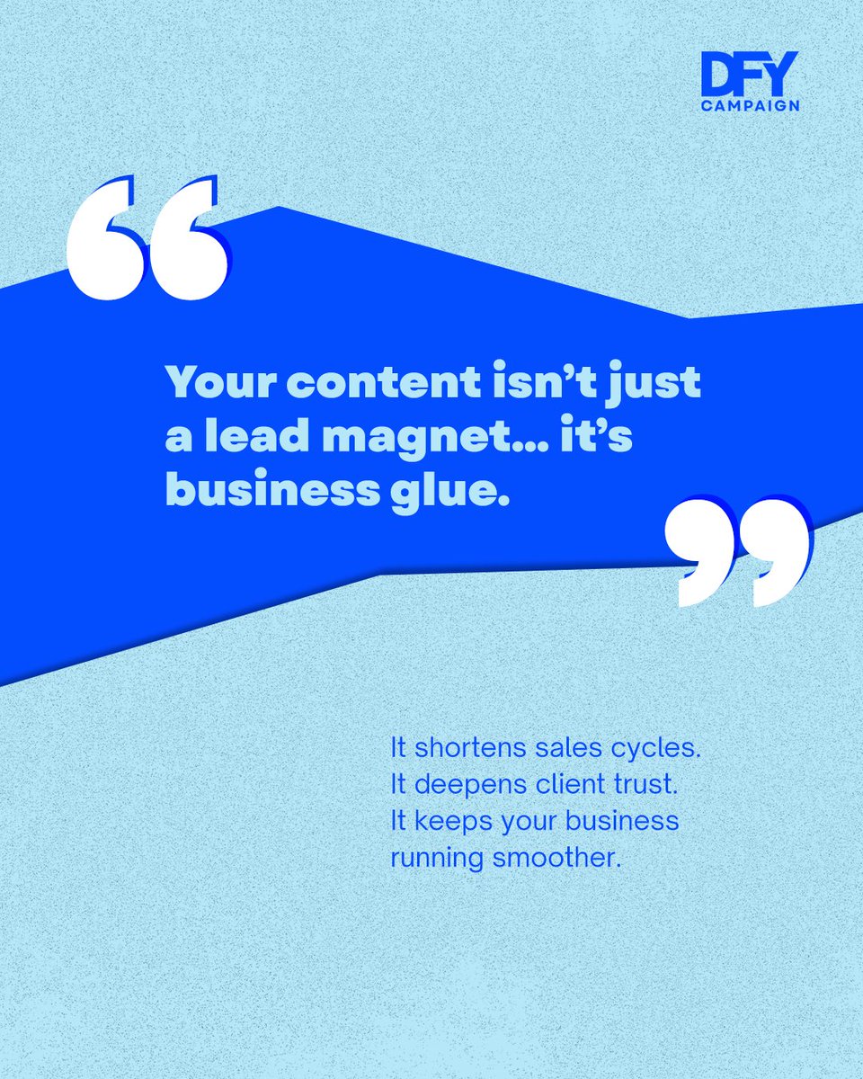 DFYCampaign's tweet photo. 📈 Most brands think content is about attracting clients.

But the real power of great content? It’s what makes them stay.

#dfycampaign #marketingstrategy #contentmarketing #socialmediamarketing #brandgrowth #digitalmarketingagency #contentcreation #marketingtips https://t.co/WL8JhqCIJm