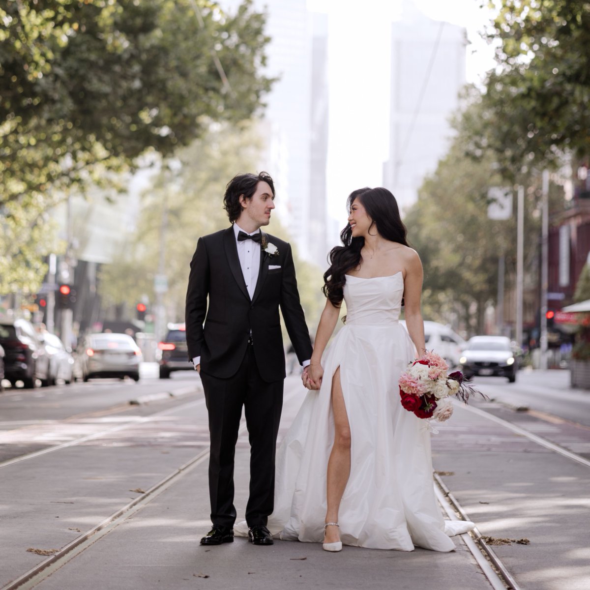 SuitConcierge's tweet photo. Daniel &amp; Lisa ✨ 

A timeless look for a special day. 

 #TheSuitConcierge #MelbourneTailor #WeddingSuit #BespokeTailoring #BespokeTuxedo #GroomStyle #CustomSuit #MelbourneWeddings #GroomInStyle #WeddingTailor https://t.co/qZRCvyW3rf https://t.co/7oeq16YsVx