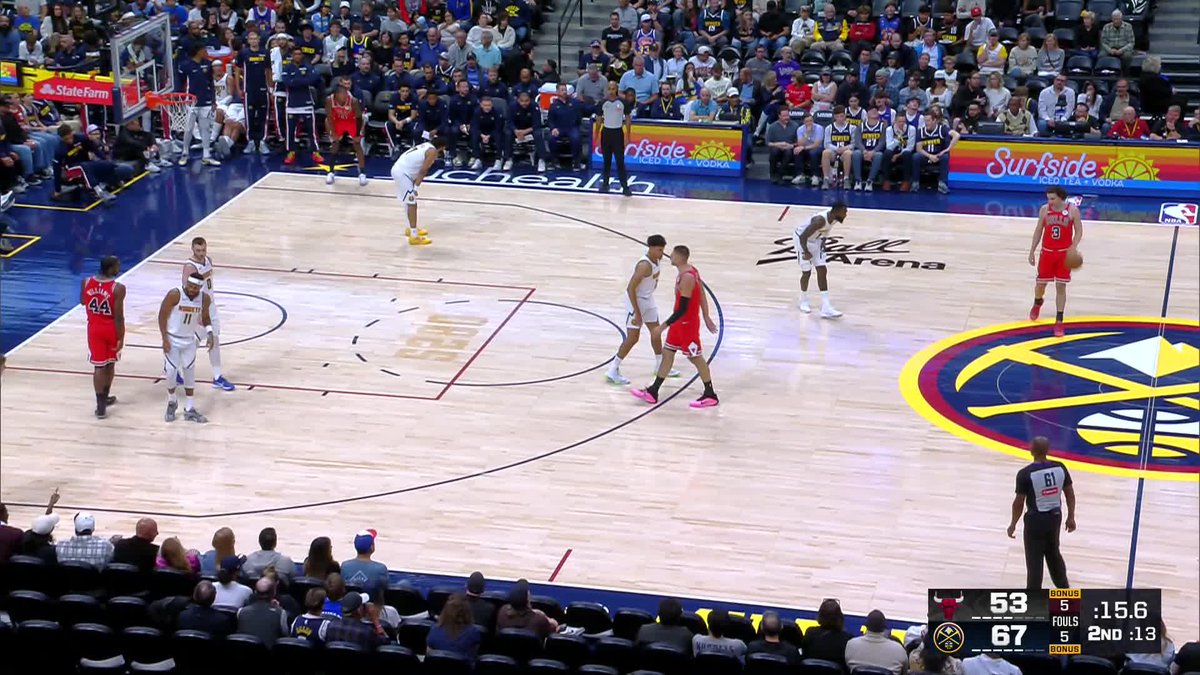 Matas Buzelis and Josh Giddey execute the perfect two-man fastbreak 💪

