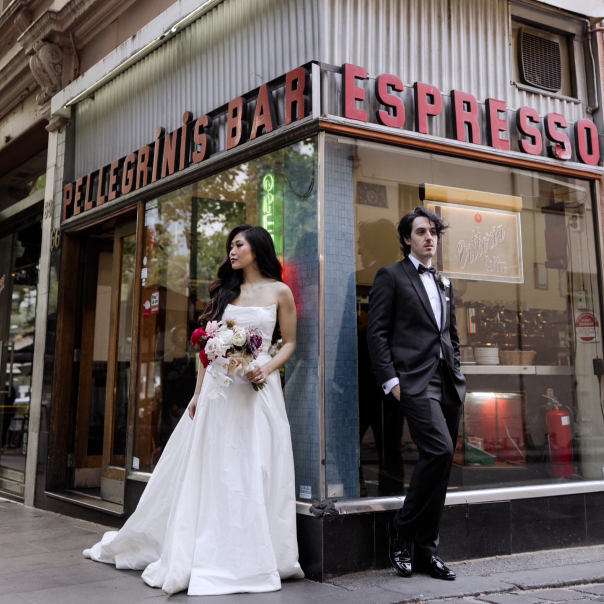 SuitConcierge's tweet photo. Daniel &amp; Lisa ✨ 

A timeless look for a special day. 

 #TheSuitConcierge #MelbourneTailor #WeddingSuit #BespokeTailoring #BespokeTuxedo #GroomStyle #CustomSuit #MelbourneWeddings #GroomInStyle #WeddingTailor https://t.co/qZRCvyW3rf https://t.co/7oeq16YsVx