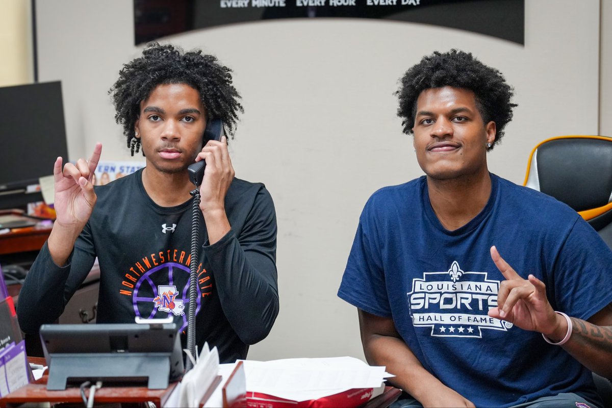 NSUDemonsMBB's tweet photo. Back for night #2 of our phone-a-thon! ☎️

We enjoyed speaking with everybody, and special thanks to everyone who purchased tickets from us tonight - we can’t wait to see you in Prather in less than a month! 🔥🤘

#ForkEm https://t.co/PIF639ZigI