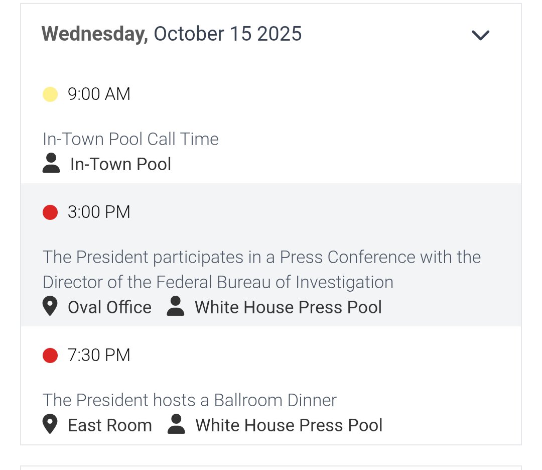 Tomorrow's schedule is out -  Look at 3:00 

👀