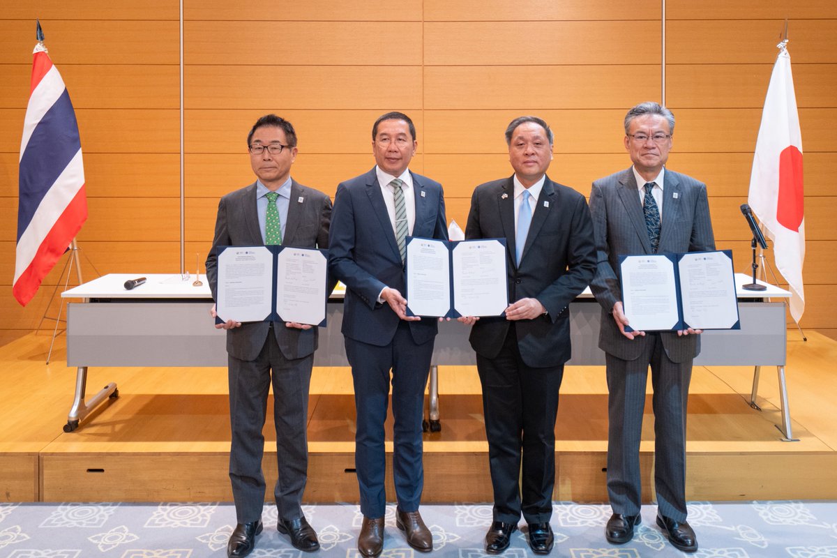 タイ王国と 公式参加契約調印式を行いました ＼ 10月14日（火