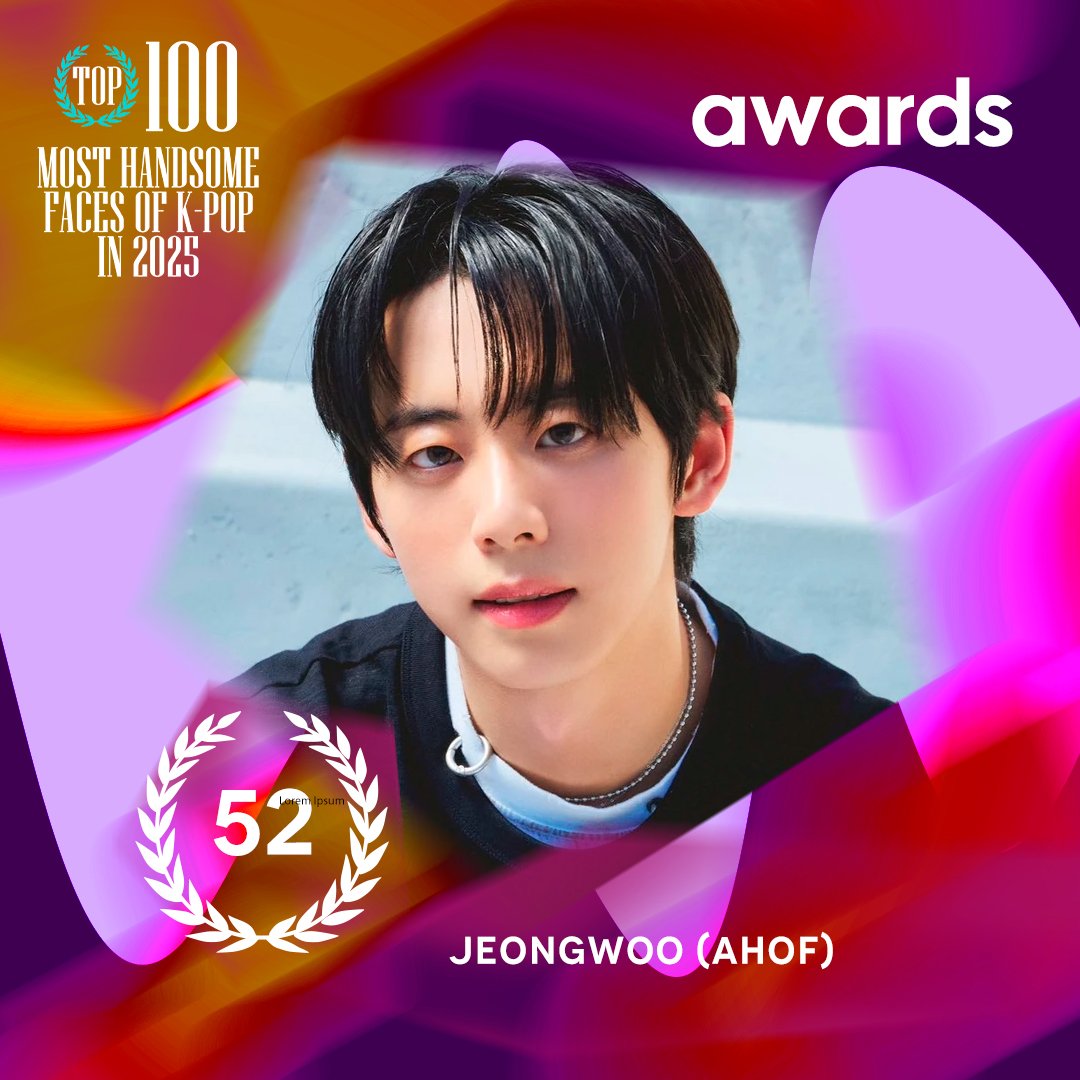 AHOF's JL Takes Third in 2025 K-Pop Handsome Faces Poll