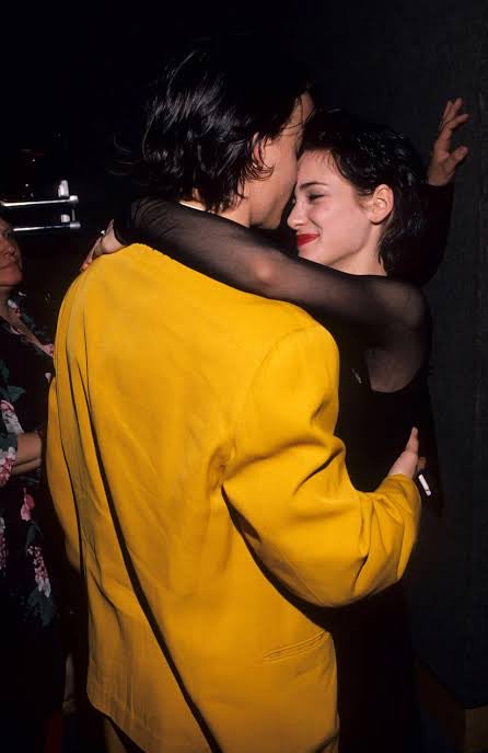 Johnny Depp and Winona Ryder.❤️🔥