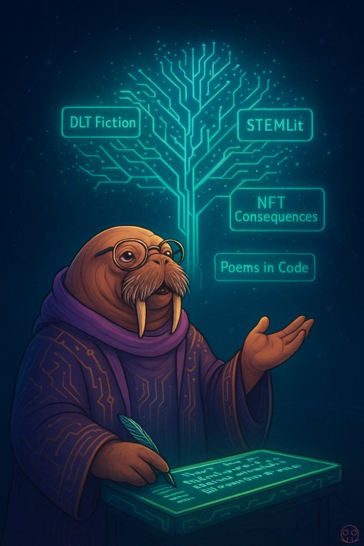 WalrusProetry's tweet photo. Submissions OPEN for Issue 2! Traditional fiction/poetry, experimental works, & blockchain-integrated pieces. Lit lovers, web3 creators, STEM mindsโsend your best! Guidelines/submit: https://t.co/pKQ6iqOtXc
#LitMag #WritingCommunity #Web3Lit #BlockchainPoetry #ExperimentalWriting https://t.co/4P9URX1RPM