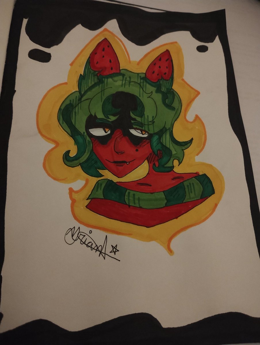 Yuukir00's tweet image. Artezinha da Voluntária no papel :D #mundotorajo #Fanart #algorithomus