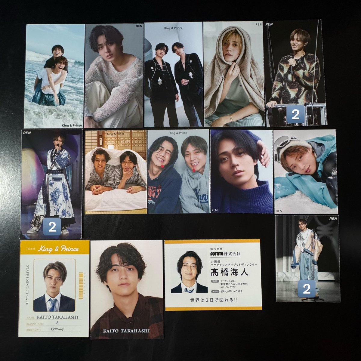 Snow_9_m_'s tweet photo. **
【譲】 King &amp; Prince

両面同じグループの厚紙です｡

"【譲】デビュー組"の方にも
在庫ありますのでご確認ください｡

 #未玖_厚紙在庫
 #厚紙交換
** https://t.co/vk0HZgf5EA