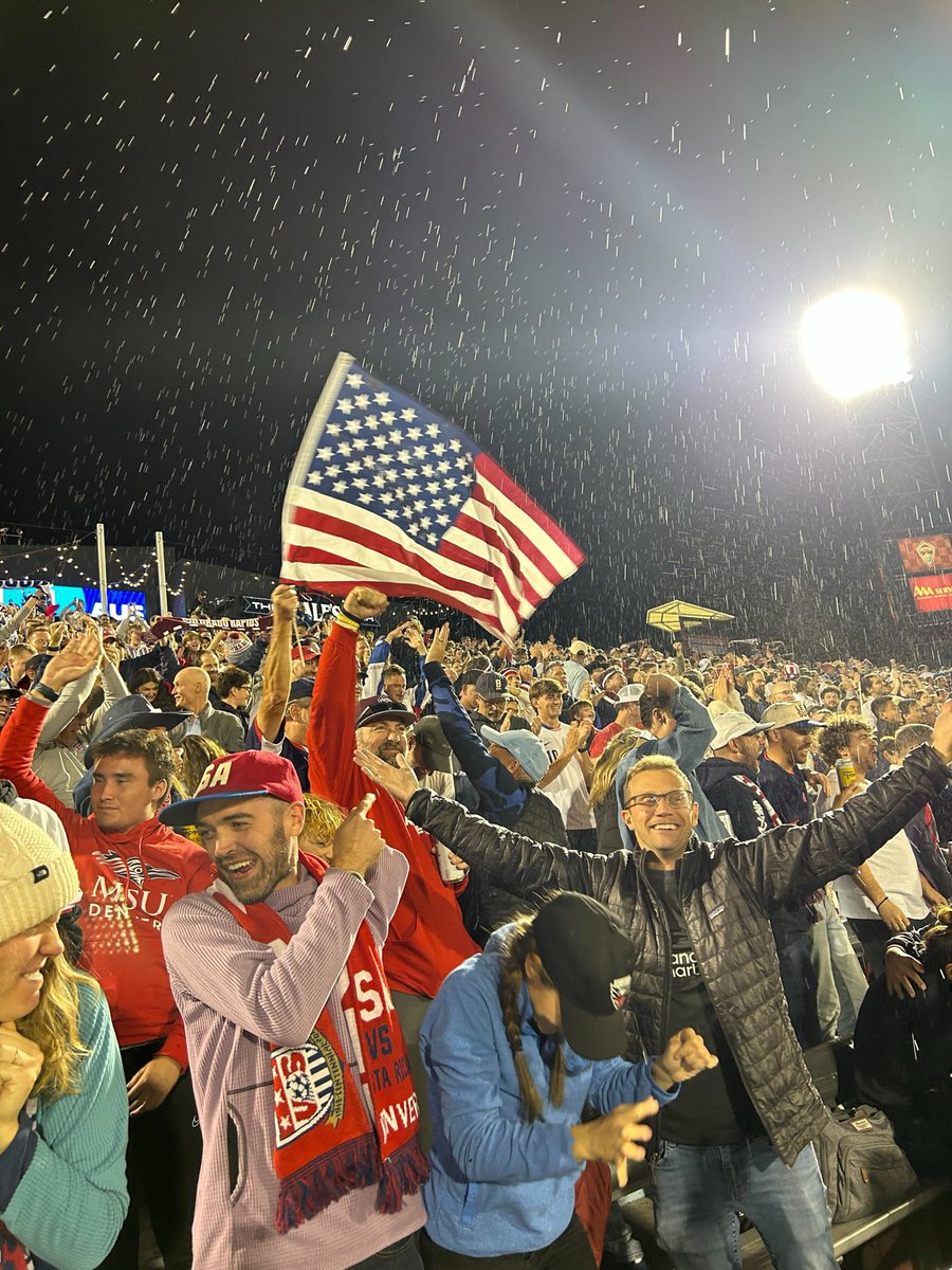 Scarves and flags always fly