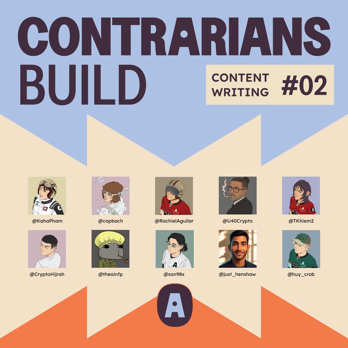 The Contrarians (@contrariansnft) on Twitter photo Announcing the Winners of Content Writing #02 – Build the Contrarians World!
Congratulations to the top 10 winners below:
<a href="/just_henshaw/">LibrationX</a>
<a href="/capbach/">Capbach</a>
<a href="/RachielAguilar/">𝓜𝓾𝓵𝓽𝓲𝓜𝓮𝓽𝓪𝓠𝓾𝓮𝓮𝓷143㉿🔺</a>
<a href="/U40Crypto/">U40-CRYPTO ∇∆ 🟡 (N.E ECO Holder)</a>
<a href="/TKhiem2/">Thành Khiêm</a>
<a href="/CryptoHijrah/">cryptohijrah.c98</a>
<a href="/theainfp/">Thea the Brandworker</a>
<a href="/son98x/">Truong Son 𝕏 🟡</a>
<a href="/KahaPham/">K.A.H.A</a>
<a href="/huy_crab/">Huy Crab</a>
Join, Create, Build, and Earn more below! Announcing the Winners of Content Writing #02 – Build the Contrarians World!
Congratulations to the top 10 winners below:
<a href="/just_henshaw/">LibrationX</a>
<a href="/capbach/">Capbach</a>
<a href="/RachielAguilar/">𝓜𝓾𝓵𝓽𝓲𝓜𝓮𝓽𝓪𝓠𝓾𝓮𝓮𝓷143㉿🔺</a>
<a href="/U40Crypto/">U40-CRYPTO ∇∆ 🟡 (N.E ECO Holder)</a>
<a href="/TKhiem2/">Thành Khiêm</a>
<a href="/CryptoHijrah/">cryptohijrah.c98</a>
<a href="/theainfp/">Thea the Brandworker</a>
<a href="/son98x/">Truong Son 𝕏 🟡</a>
<a href="/KahaPham/">K.A.H.A</a>
<a href="/huy_crab/">Huy Crab</a>
Join, Create, Build, and Earn more below!