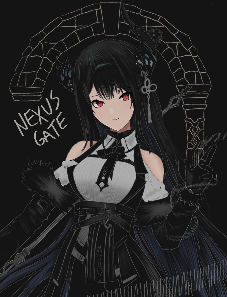 Cheese1Mocha's tweet photo. Thanks for the meet and greet Rissa! Its been a while since I drew again but here is the final drawing! I realized I wanted to color it last minute #holoPopNEXUS #RavenCrafts https://t.co/xNP5pFOF4R