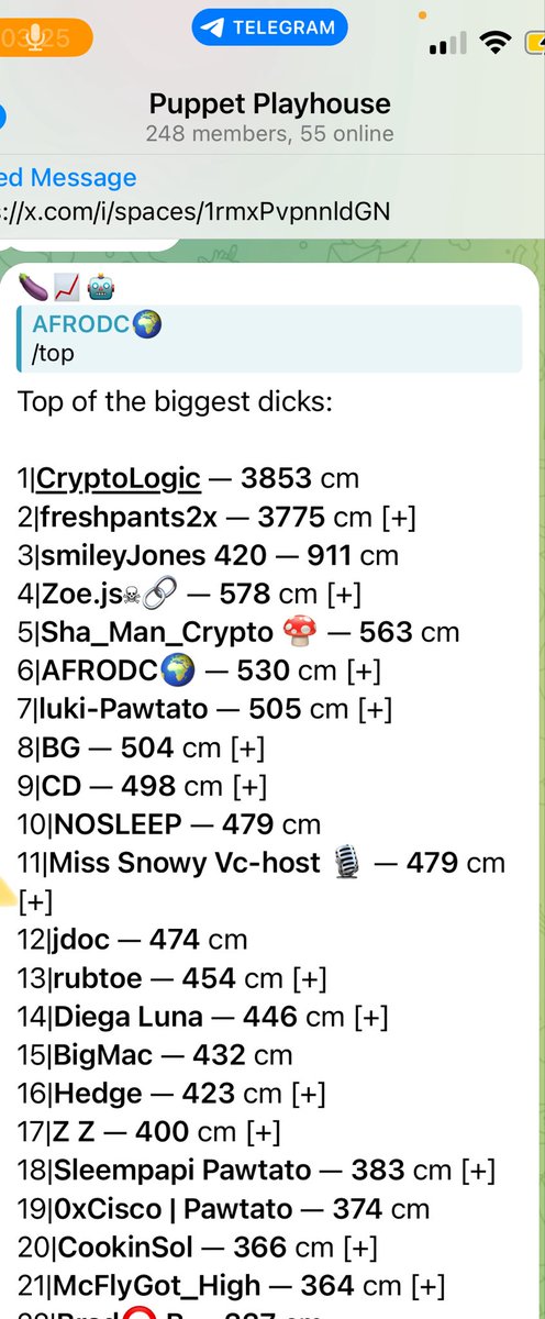 CryptoLogiiccc's tweet image. This is the part where I retire my massive piece from the ring…
No longer shall we PVP in the trenches
#1 Dick… Mum… I made it 👑
Shout out to @Sha_Man_Crypto for the constant motivation 😂
Join the @SuiPuppets TG.!!