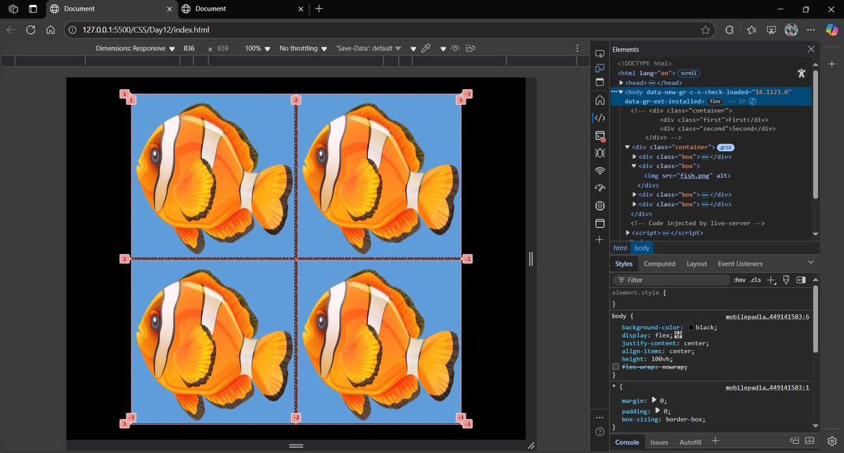 pawan_bisht777's tweet image. 11. CSS Responsive Effects! ✨ Media Queries + Box Shadow + Overflow
📍Topics:
✅ Media Queries: Mobile-First Design
✅ Box Shadow: Depth & Effects
✅ Overflow: Content Control
Notes: notion.so/CSS-Case-Cade-…
Github: github.com/IamPawan777/Fu…
#CSS #Responsive #CodingChallenge