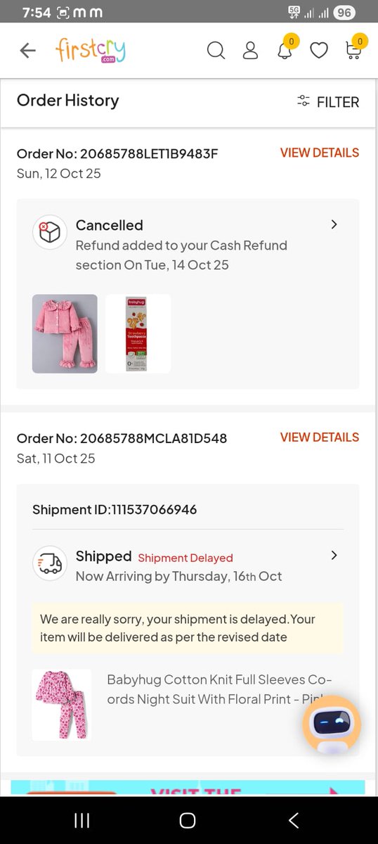 AbhiDocTilkar's tweet photo. @firstcryindia 
Kya chal raha hai ye sb??
Refund added to ur cash refund... &amp; Cash refund balance is ZERO???
Please clear. https://t.co/xgQ8R983Zz