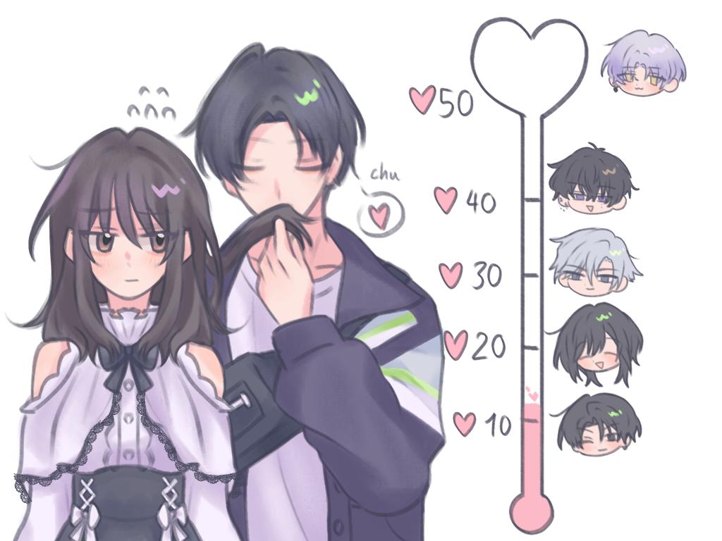 Sylvie: “Kae-nii… I’m a bit too old for kisses.” (ᵕ  ´ ∇  ˋ ˶)
Kaede: “Eh? Then I’ll just kiss your hair instead!” ( • ̀ω•́ )✧

#18tripyume #yumetwt