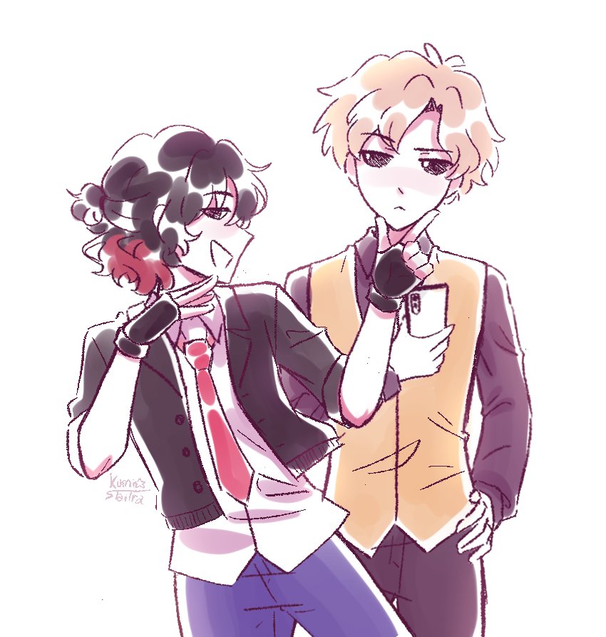 Mis padres 🛐💛🖤💛🖤💛 de ahí yo nací 

Aprovechando para dibujar a mi primera otp antes de que el fandom termine de matarse entre ellos.

#fhs #fnafhs #goldfred #fredfhs #fhstwt