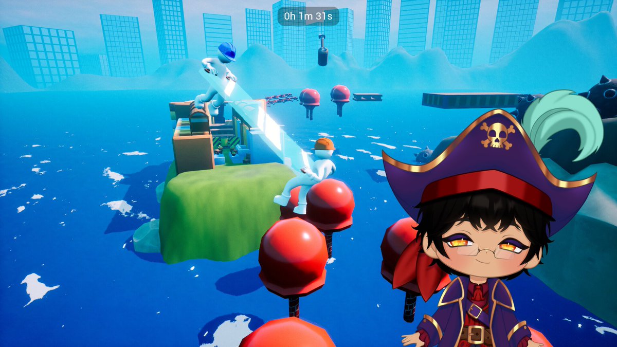 Carrying a big glass with <a href="/Net_Nightingale/">Nettie Night🦆VT꜀( ꜆-ࡇ-)꜆ ᶻ 𝗓 𐰁</a>  (links in reply)