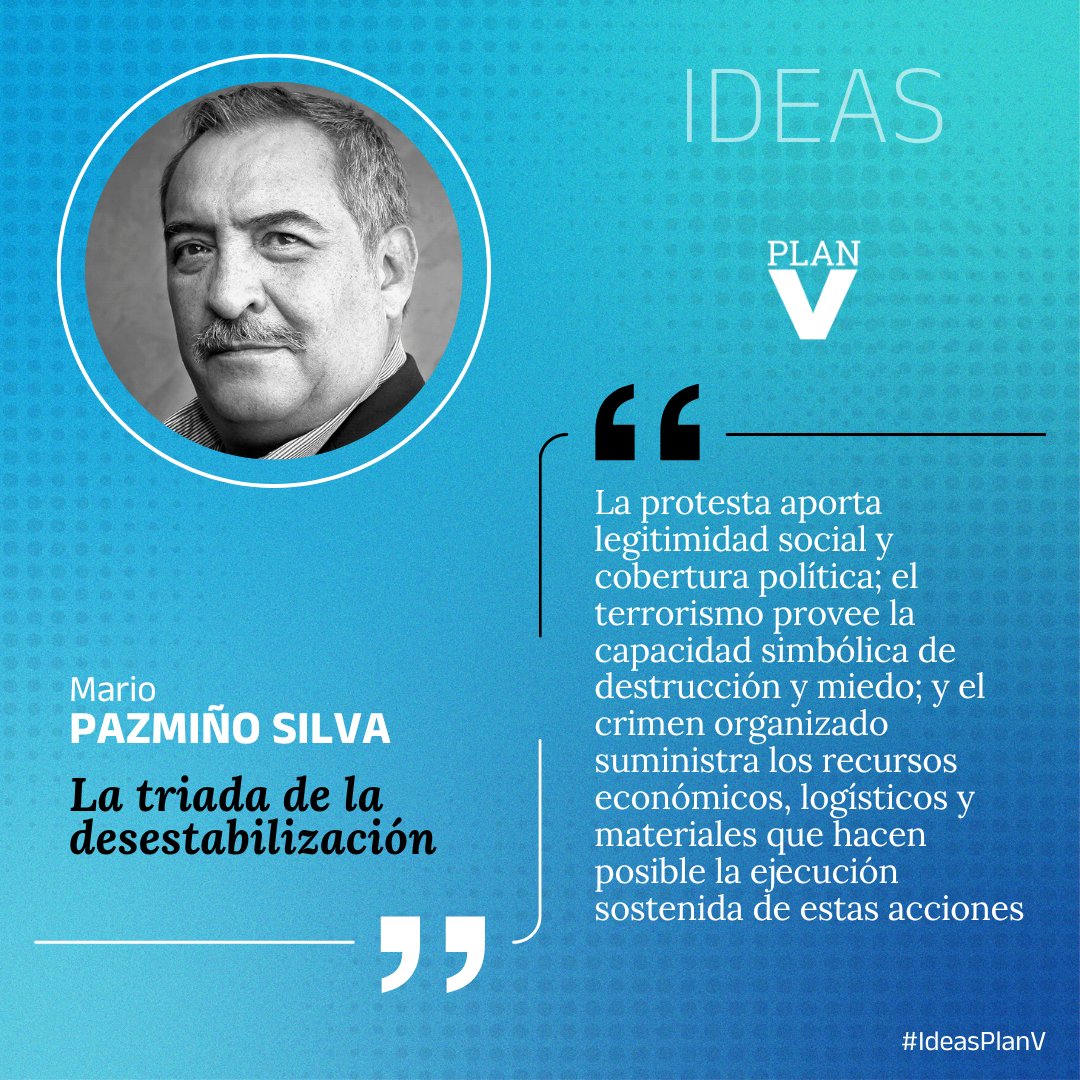 #IdeasPlanV | La triada de la desestabilización
La nueva columna de #opinión de <a href="/CoronelPazmino/">Mario R. Pazmiño Silva</a>. bit.ly/4hkd5AE