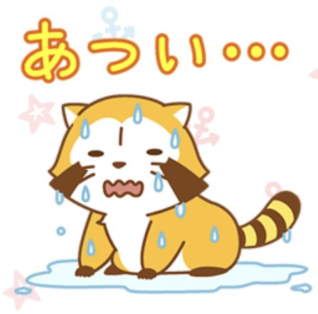 ほんとに10月中旬？暑すぎて半袖だよ🌞🦝💦
ラスカルパーカーもふもふで暑くて着られない🦝💦💦