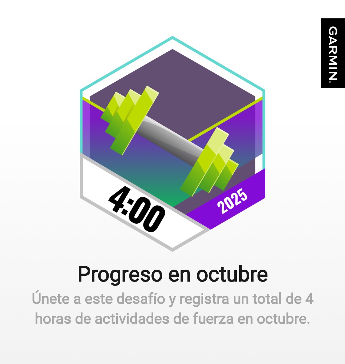 He ganado una medalla en Garmin Connect. #garmin #beatyesterday